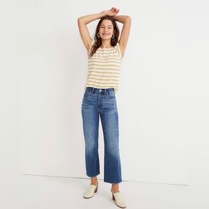 Madewell Slim Wide Leg Crop